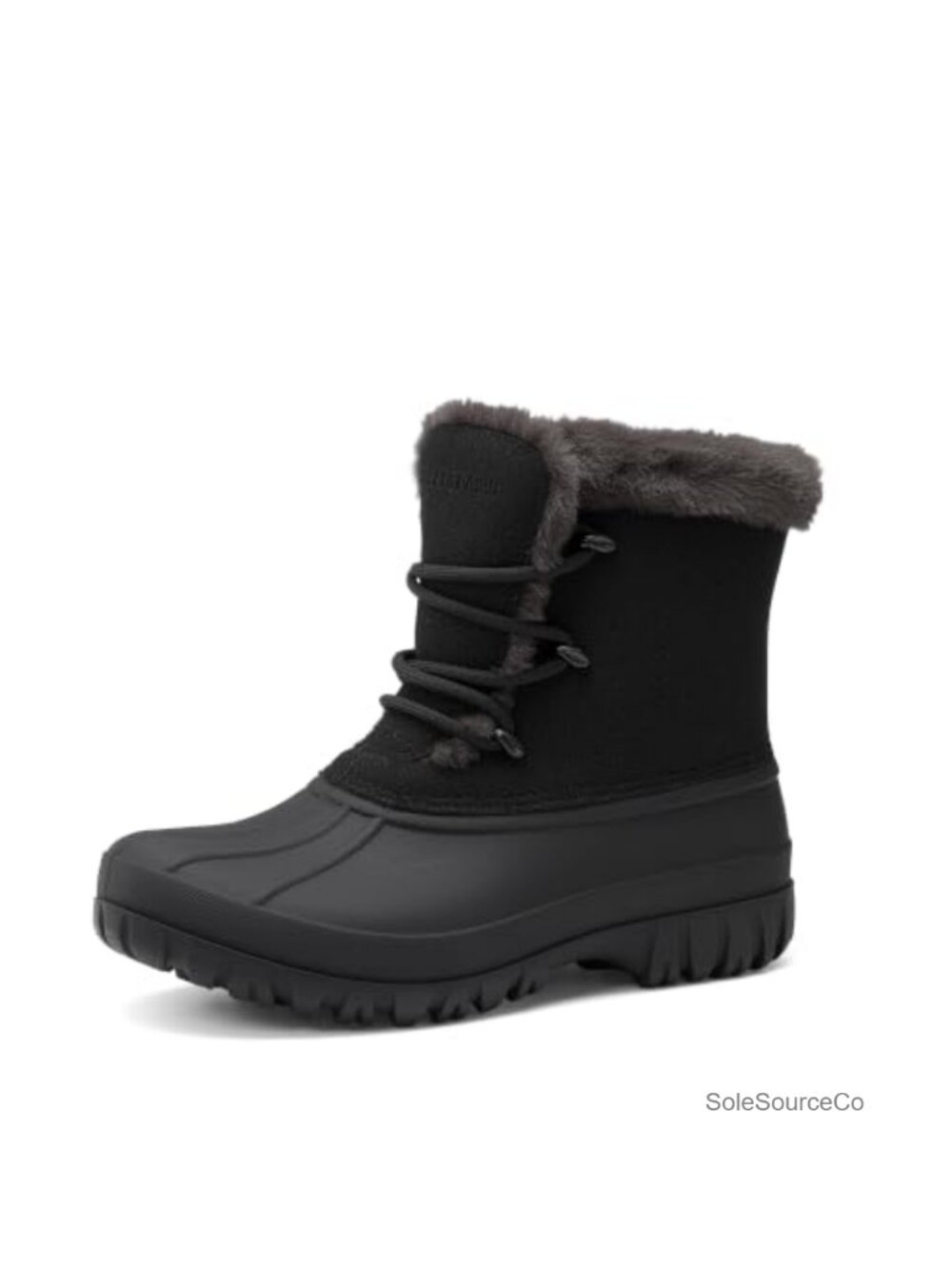 Women's Winter Duck Snow Boots 3M Insulated Waterproof Faux Fur Lined Rubber